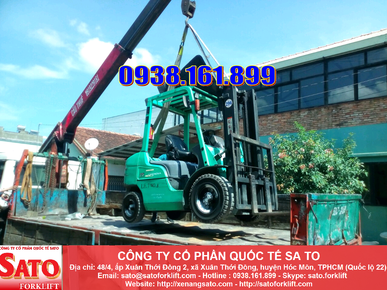 Chuyên cho thuê xe nâng tại Quận 5 - TPHCM