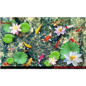 GẠCH 3D CÁ KOI CK04