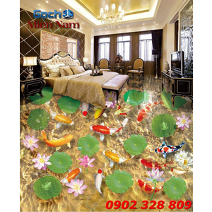 GẠCH 3D CÁ KOI CK05