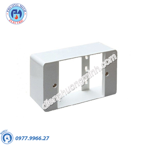 Đế nổi nhựa chữ nhật thấp S18, S186 - Model CK157RL