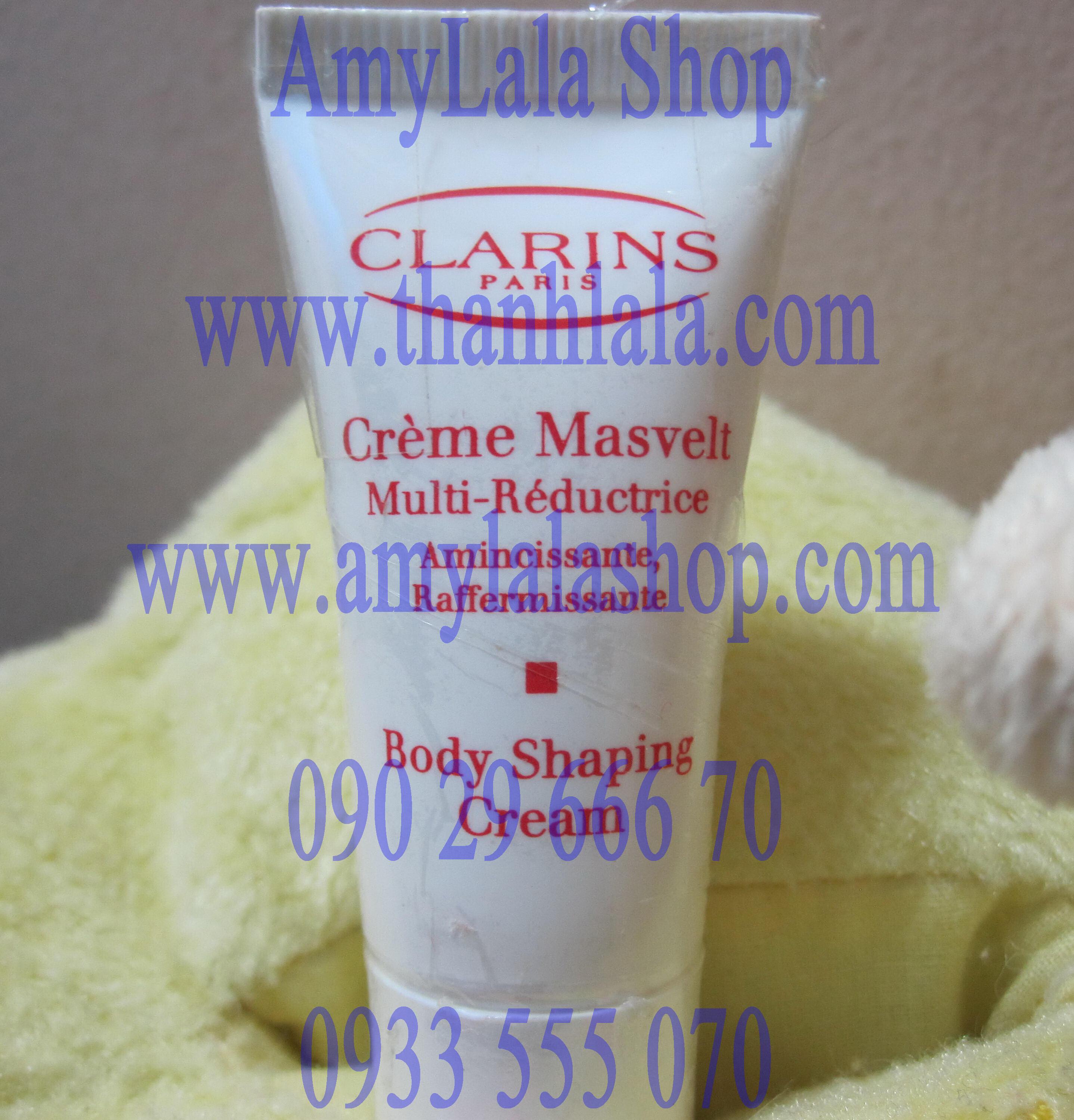 Kem dưỡng trắng da toàn thân Clarins Body Shaping Cream 8ml - 0933555070 - 0902966670
