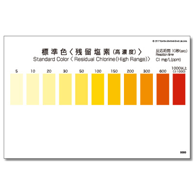 Test nhanh Chlorine dư thang cao PACKTEST WAK-ClO(C)– KYORITSU