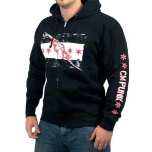 CM PUNK BEST IN THE WORLD FULL ZIP HOODIE SWEATSHIRT