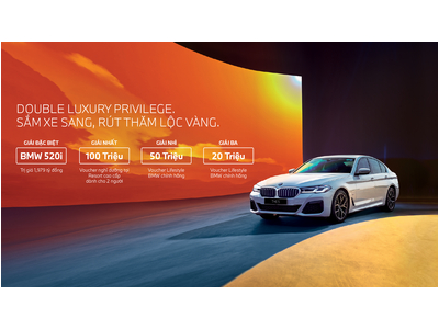 Cơ hội sắm xe sang BMW với ưu đãi hấp dẫn lên đến 100% phí trước bạ dịp cuối năm.