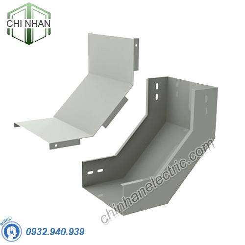 Co lên máng cáp 50x50, Dày 0.8mm, Sơn tĩnh điện (có nắp, có nối)