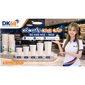 Cốc Giấy Green World Dùng Một Lần – Tiện Lợi Cho Văn Phòng, Sự Kiện