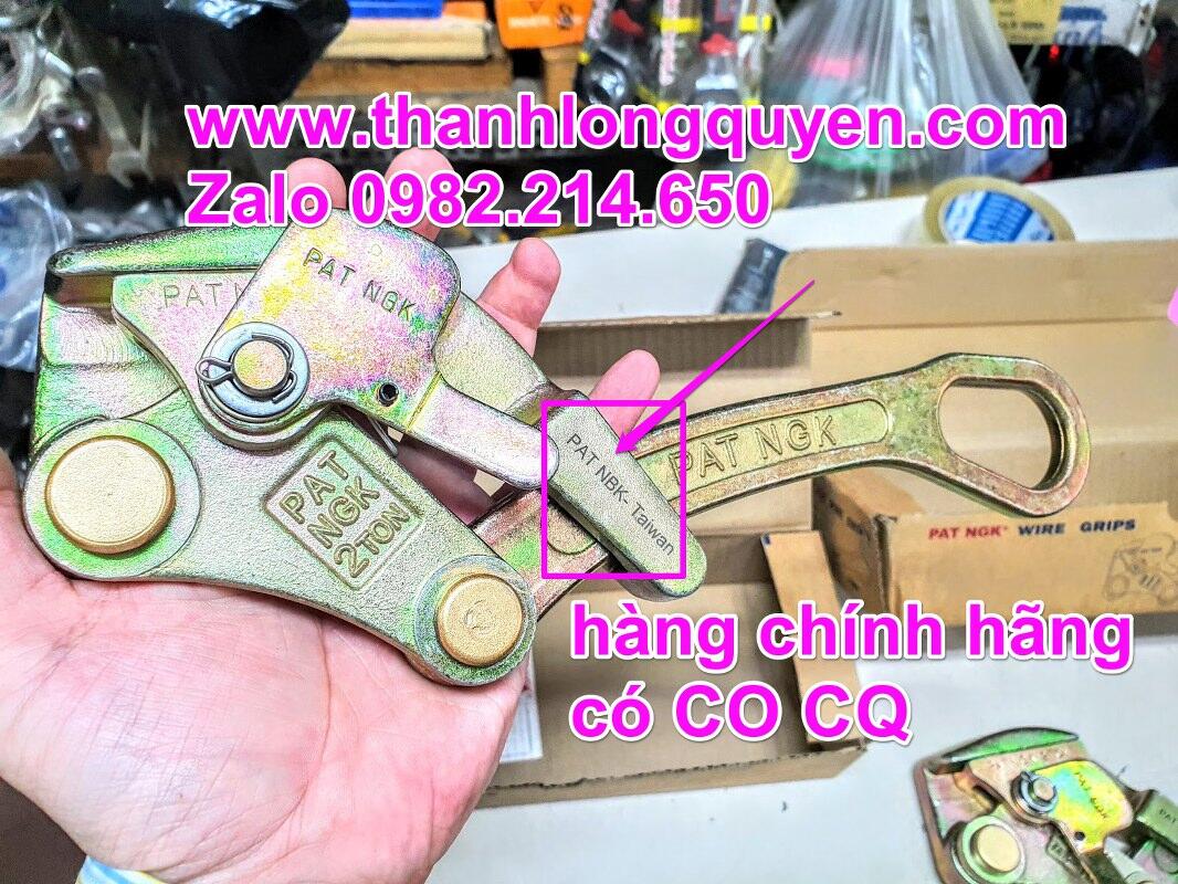 cóc kẹp cáp 2 tấn pat ngk s-2000cl s-2000al made in Taiwan