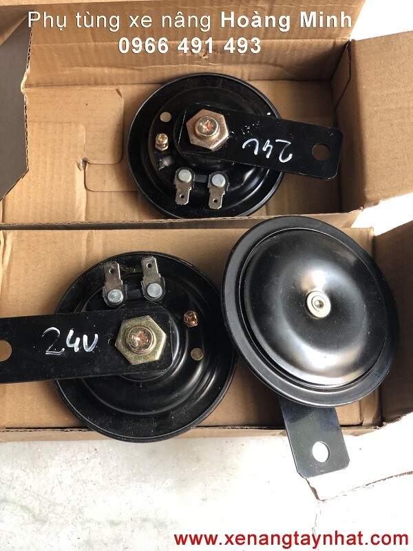 Còi/ kèn xe nâng điện 24V | Phụ tùng xe nâng điện