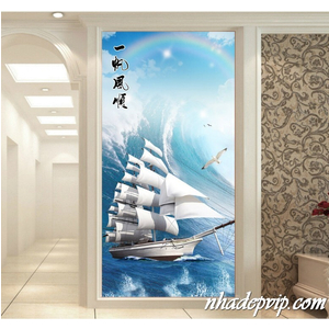 GẠCH 3D THUYỀN BIỂN TB01