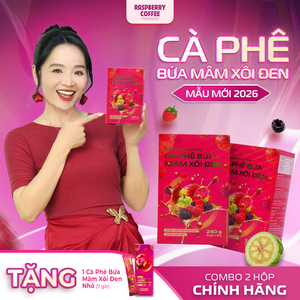 Combo 2 Hộp - Cà Phê Mâm Xôi Đen