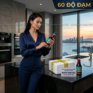 [Combo-2chai 250ml] Nước mắm Hạnh Phúc 60 độ đạm chai 250ml - KÈM THÙNG XỐP