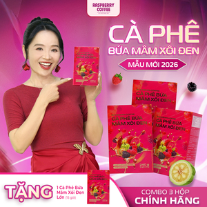 Combo 3 Hộp - Cà Phê Mâm Xôi Đen
