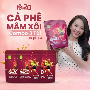 Combo 3 Túi - Cà Phê Mâm Xôi Túi Zip CHÍNH HÃNG 100%
