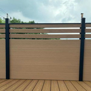 Combo Bộ hàng rào ghép ngang (1,8m x1,8m) màu teak