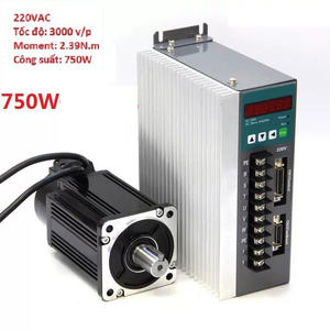 Combo Đông cơ AC servo 750W