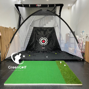 Combo Lều Tập Golf 1.4x2m + Thảm Tập Swing 1.2x1.2m + Tặng Kèm 3 Bóng Xốp Chơi Kỹ Thuật + 2 Tee
