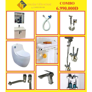 Combo Trọn Bộ Thiết Bị Phòng Tắm 10 Món Tiết Kiệm