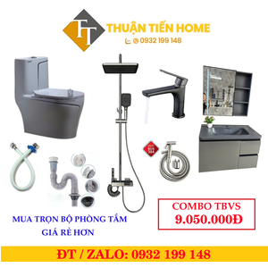 Combo Trọn Bộ Thiết Bị Phòng Tắm 7 Món Tiết Kiệm (9.050K)