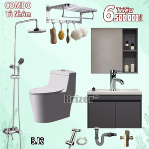Combo Trọn Bộ Thiết Bị Phòng Tắm 9 Món Tiết Kiệm (6.500K)