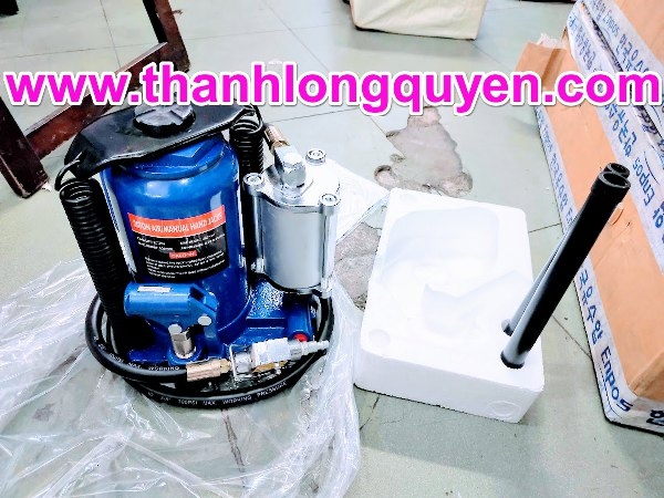 con đội hơi 20 tấn stroke 160mm màu xanh