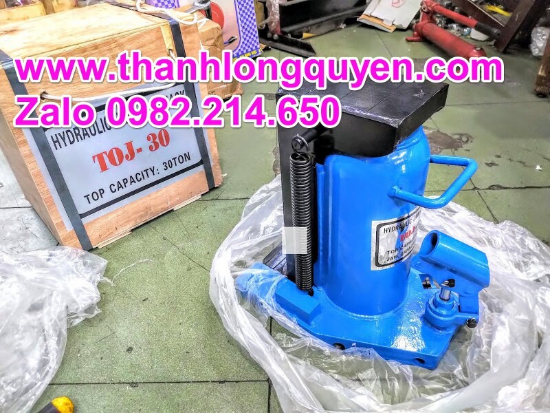 Con đội móc 15 tấn đội đầu 30 tấn toj-30 hành trình 158mm