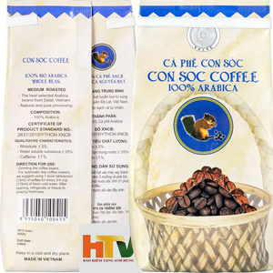 Con soc coffee Bio Arabica whole Bean - 200gr