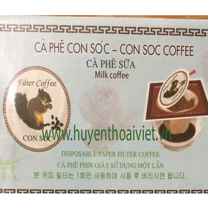 Cafe CON SÓC SỮA ( hộp Màu Trắng)