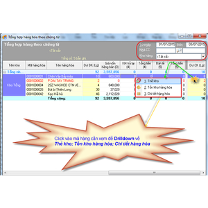 Công cụ Tra cứu hàng hóa theo chứng từ trong phần mềm bán hàng VNUNI