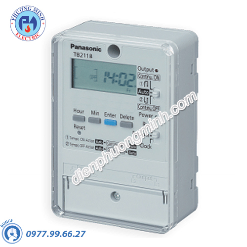 Công tắc đồng hồ Timer - Model TB2118E7