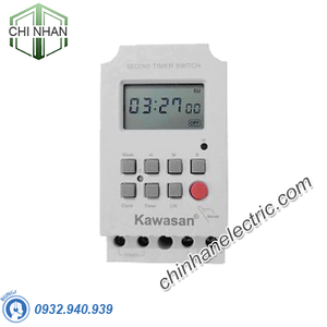 Công Tắc Hẹn Giờ Lắp Tủ ,Tường Kỹ Thuật Số - TS17S - KAWASAN
