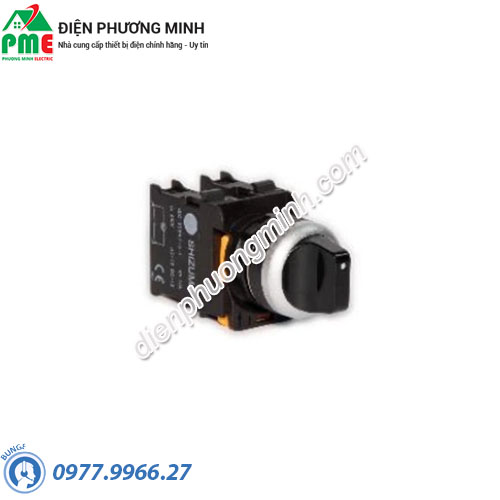 Công tắc xoay cơ điện bật nhanh tự trả 3 vị trí Shizuma