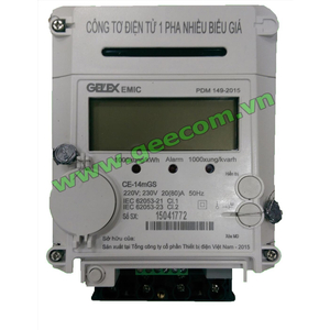 CÔNG TƠ ĐIỆN TỬ 1 PHA 3 GIÁ EMIC