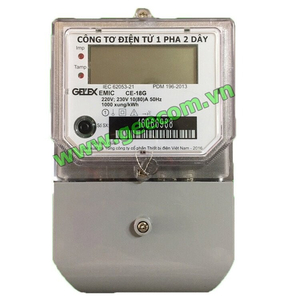 CÔNG TƠ ĐIỆN TỬ 1 PHA EMIC CE-18G