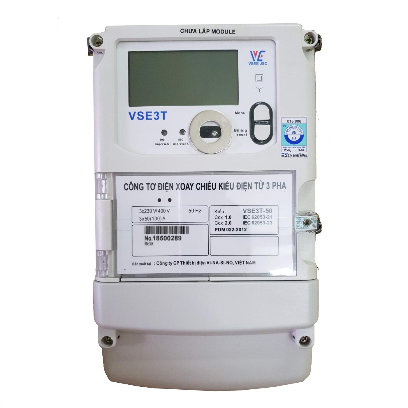 CÔNG TƠ ĐIỆN TỬ 3 PHA VSE3T-50