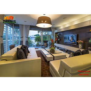 Thi công công trình biệt thự hồ bơi nhà anh Quốc Quận 3