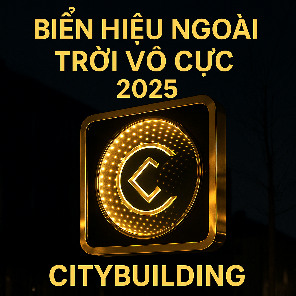 💎✨ CÔNG TY SẢN XUẤT BIỂN QUẢNG CÁO NGOÀI TRỜI VÔ CỰC THEO YÊU CẦU – CITYBUILDING ✨💎