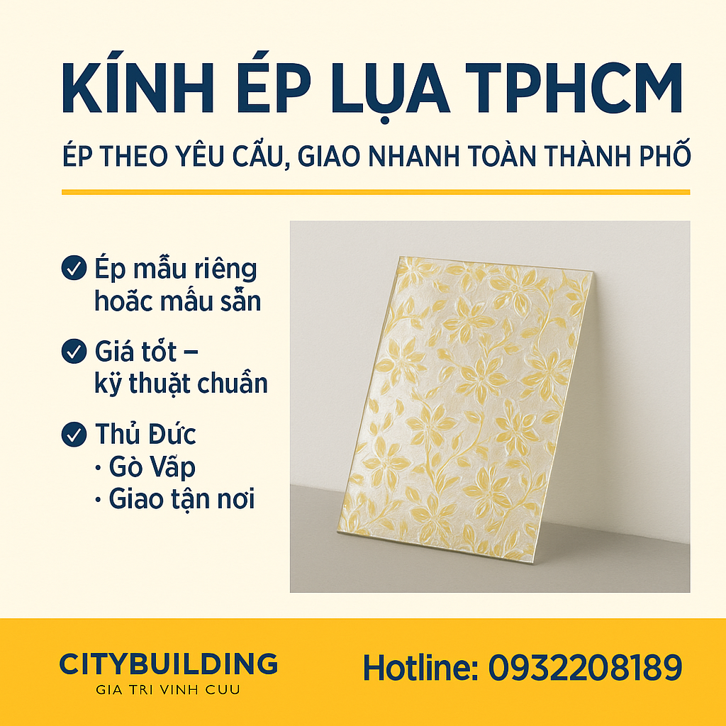 🪟 CÔNG TY SẢN XUẤT KÍNH GHÉP VẢI THEO YÊU CẦU | CITYBUILDING HÀ NỘI & TP.HCM
