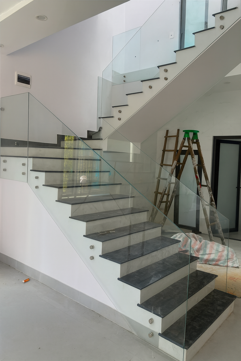 🎀 CẦU THANG KÍNH KHÔNG TAY VỊN HÀ NỘI TPHCM | THI CÔNG CHUẨN NHÀ MÁY | CITYBUILDING 2025