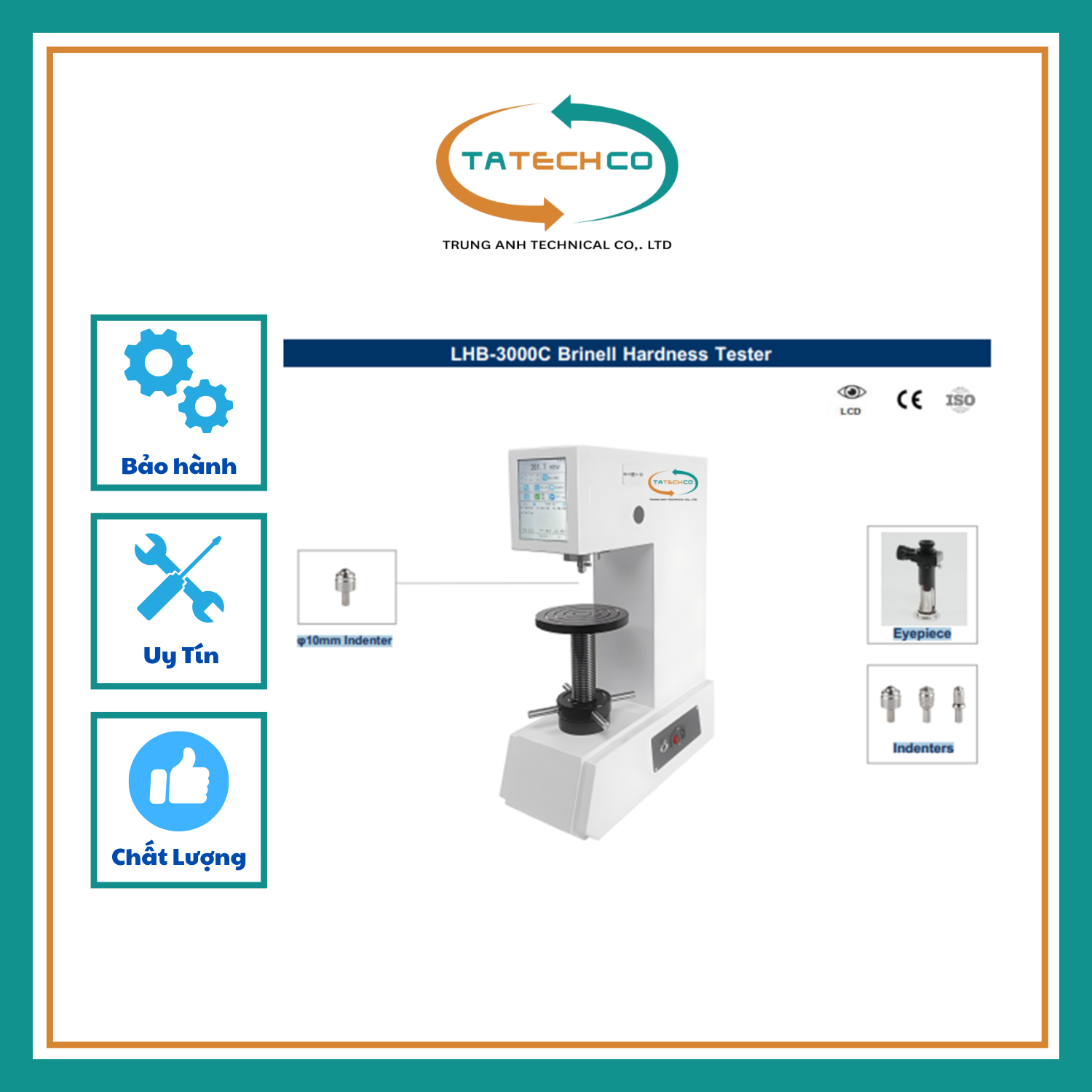 MÁY ĐO ĐỘ CỨNG BRINELL LHB-3000C