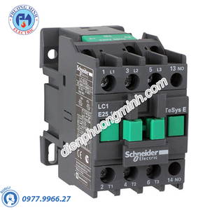 Contactor 3P 25A 1N/C 380VAC LC1E - Model LC1E2501Q6