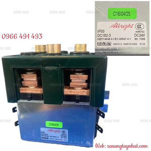 contactor DC182-3 Albright chính hãng- Khởi động từ đảo chiều motor DC182-3 24V hãng Albright