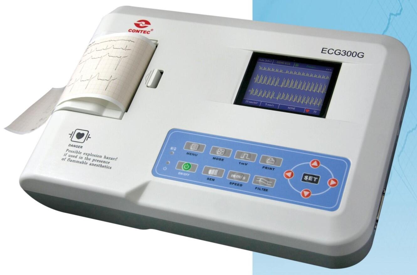 Máy đo điện tim kỹ thuật số 3 kênh Contec ECG300G