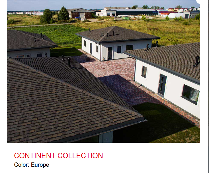 Ngói lợp bitum phủ đá dạng đa tầng TECH- CONTINENT ASIA