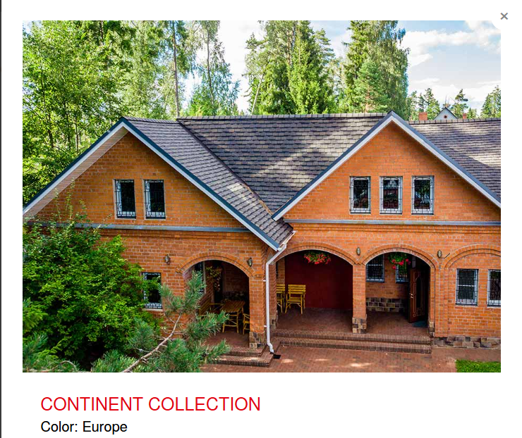 Ngói lợp bitum phủ đá dạng đa tầng TECH- CONTINENT ASIA