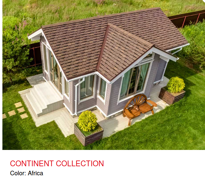 Ngói lợp bitum phủ đá dạng đa tầng TECH- CONTINENT ASIA