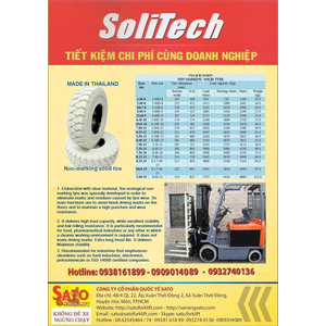 Bánh trắng / lốp trắng / Lốp siêu sạch / Bánh siêu sạch hiệu Solitech