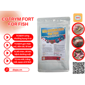 COTRYM FORT FROG FISH (500G): Giải pháp đặc trị nhiễm khuẩn, đốm đỏ trên cá, ếch tôm