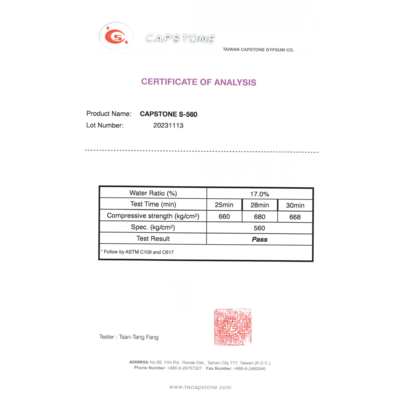 Bột capping capstone S560