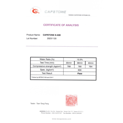 Bột Capstone Capping S630