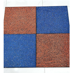 Thảm gạch cao su phòng Gym KT 50cmx50cm - 1mx1m bề mặt phủ thảm EPDF chất lượng cao ML-RUBBER 004